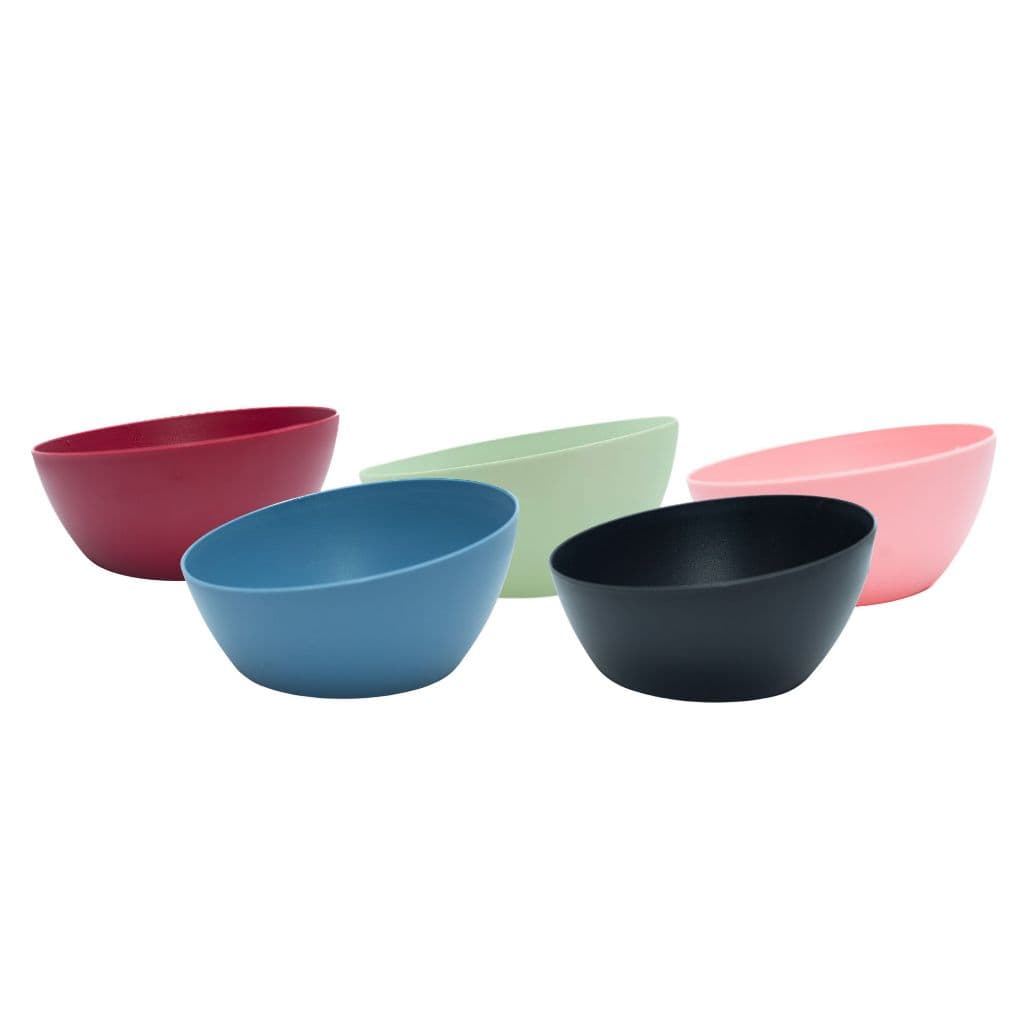 Kit 12 Bowls Chanfrado 400ml Aperitivos Petisco Salgadinhos Frutas Caldos Plástico BPA FREE Resistente