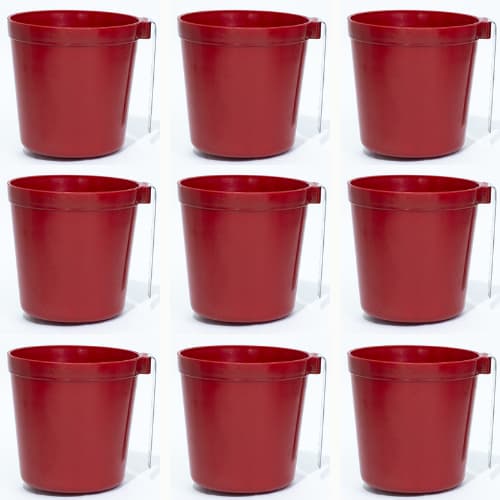16 caneco para galo vermelho