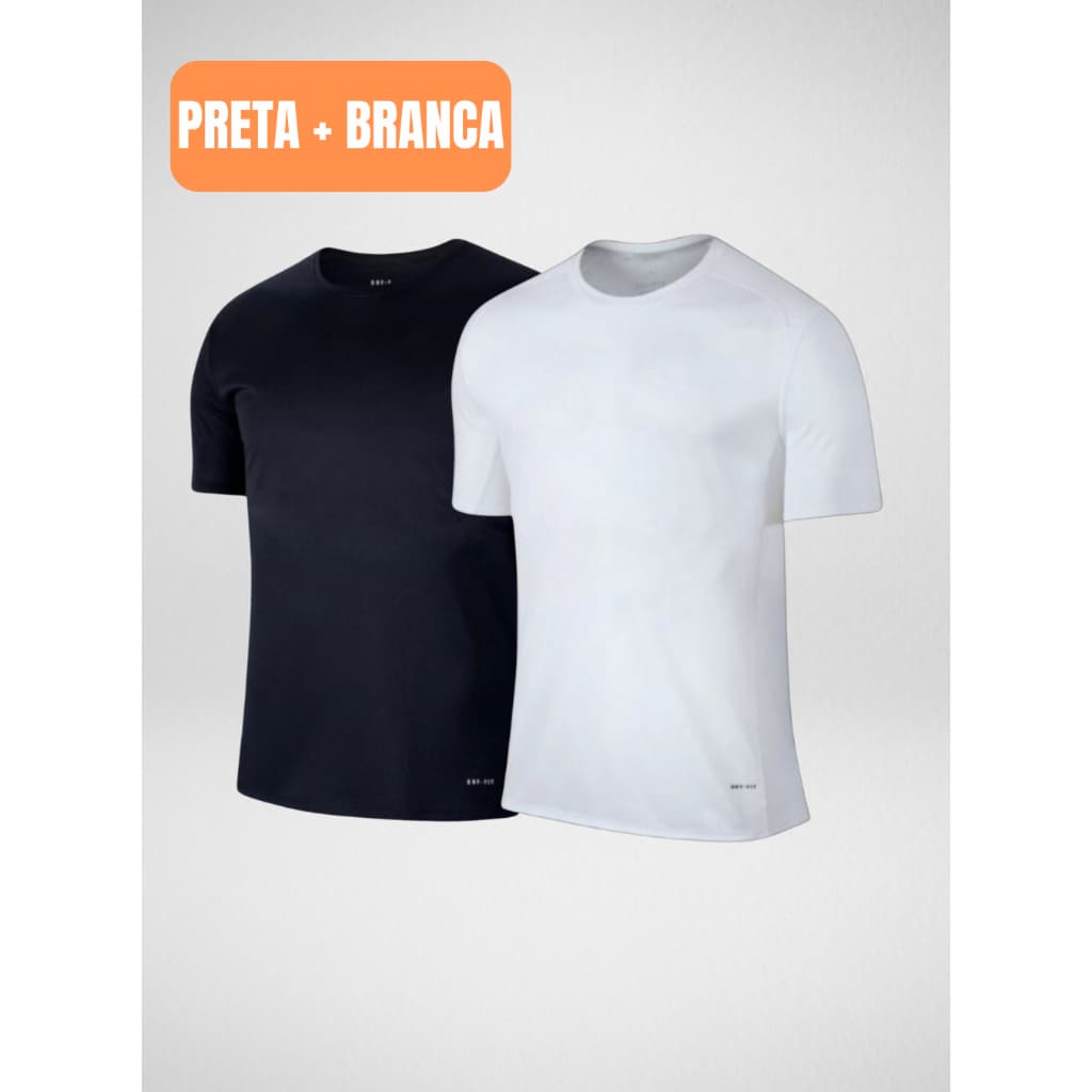 KIT 2 Camisetas Dry fit Academia Casual Treino Musculação Esportes Exercícios Corrida
