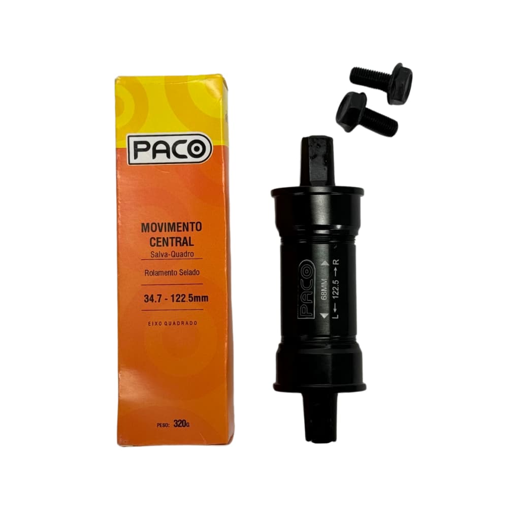 Movimento Central Bike Salva Quadro 34.7 Paco Bicicleta 122,5mm
