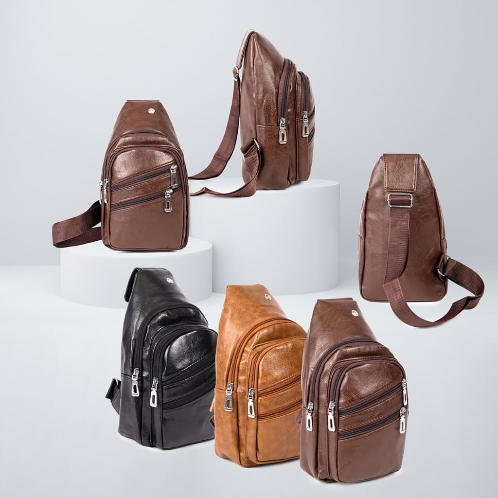 Mochila Bolsa de Peito Tiracolo Pochete Bolsa Transversal Masculina