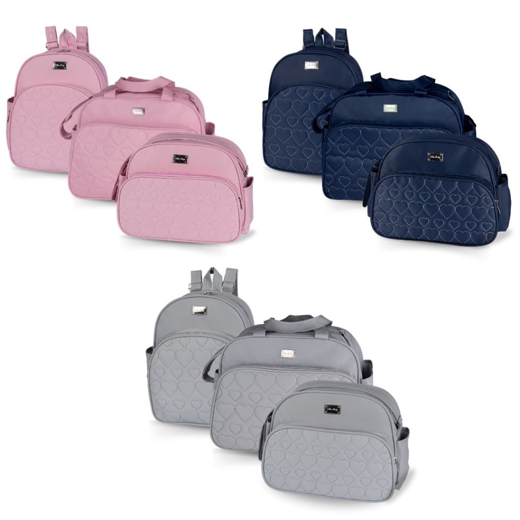 KIT BOLSA E MOCHILA GRANDE AVULSA - MENINO/ MENINA/ NEUTRO