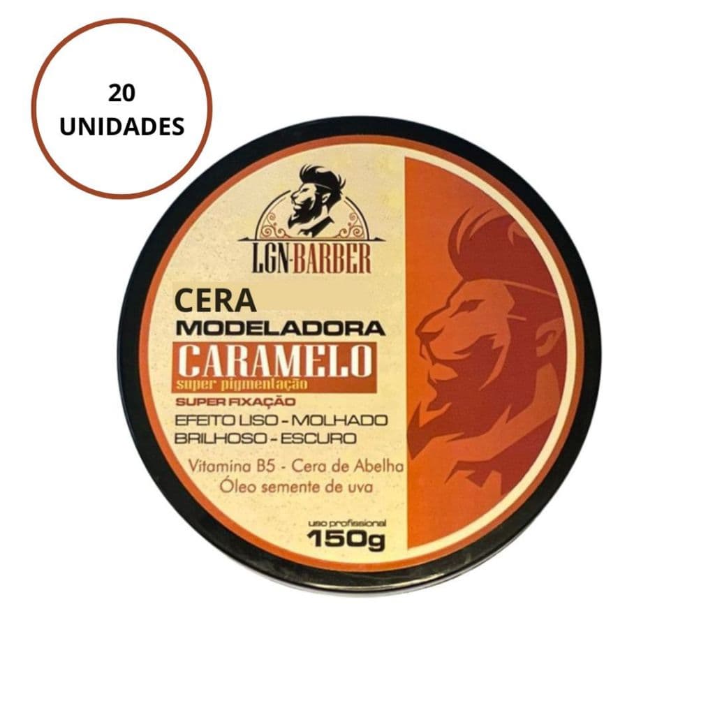 20 Unidades cera capilar caramelo 150g - LGN Barber