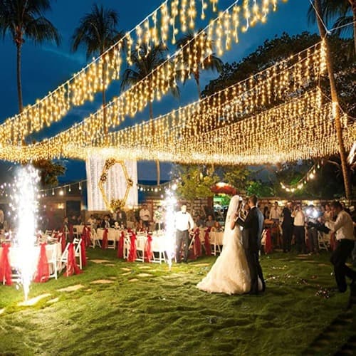 Cascata 400 BQ Natal 10m 110v Decoração De Natal Cor Das Luze BQ