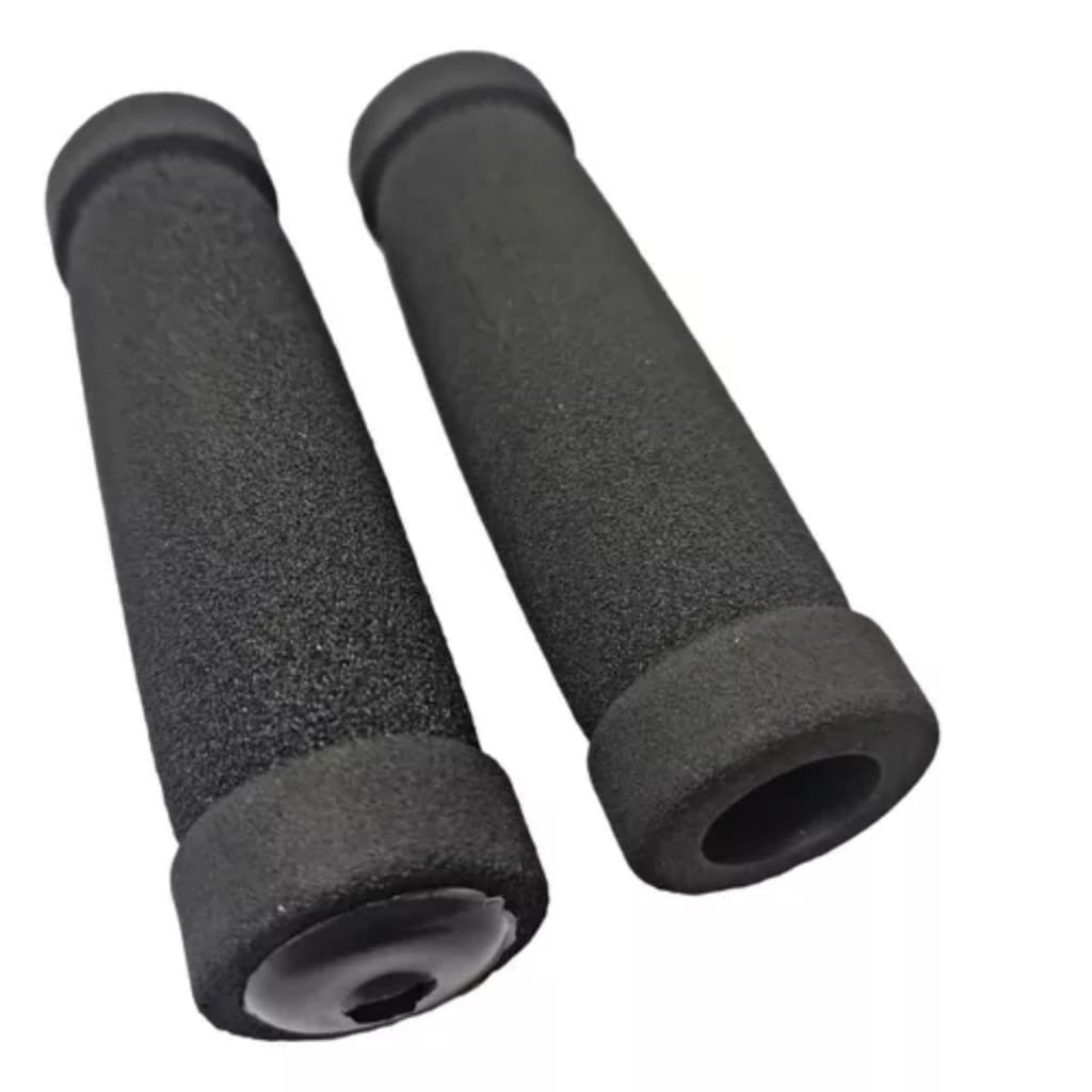manopla de espuma preta com plug mtb