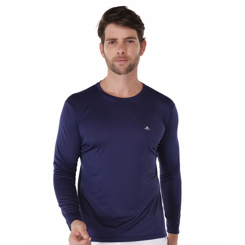 Camisa Térmica Masculina Segunda Pele Proteção Uv