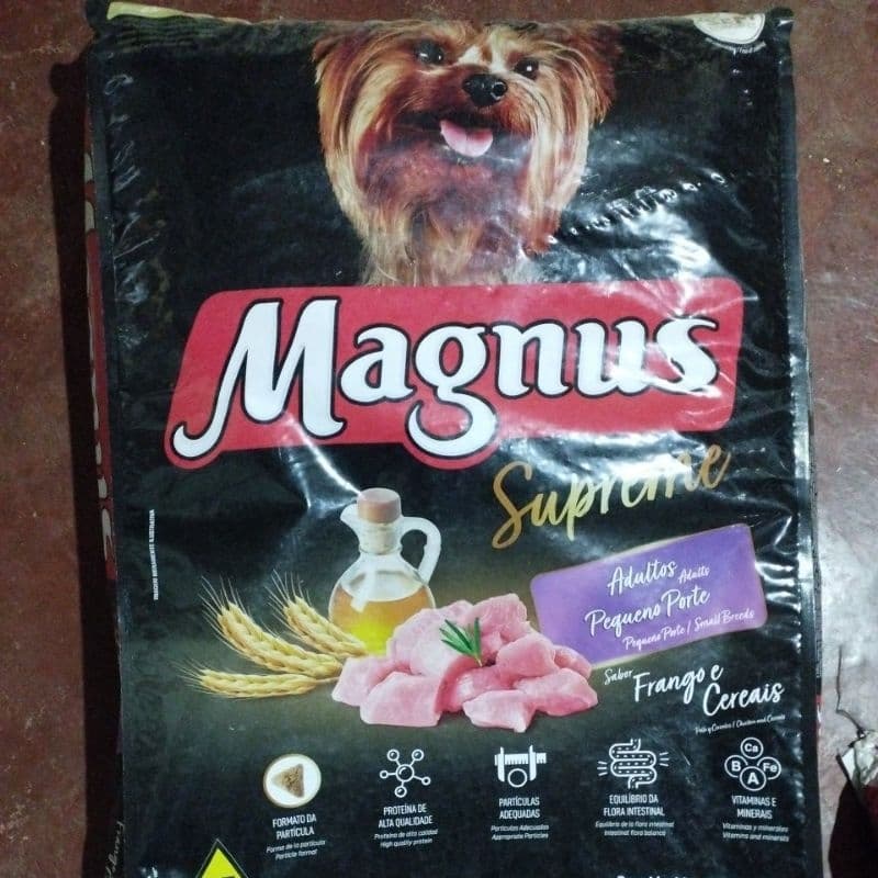Ração Magnus cachorro pequeno porte. 3 kg.
