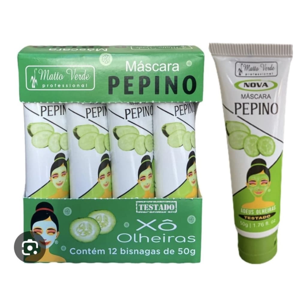 Kit 10 Mascara Pepino Adeus Olheiras Envio Rápido