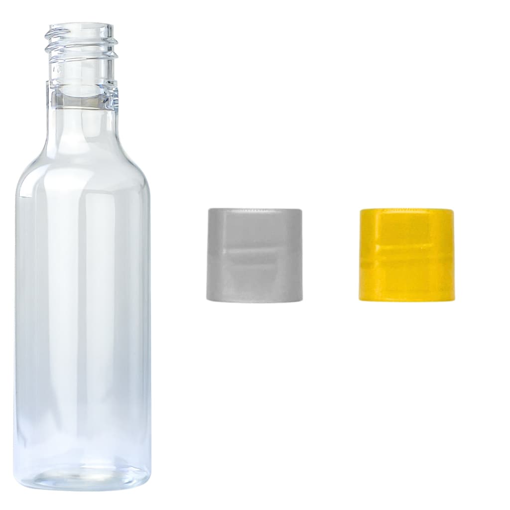 50 Garrafinhas De Pet 50ml Com Tampa de Plástico