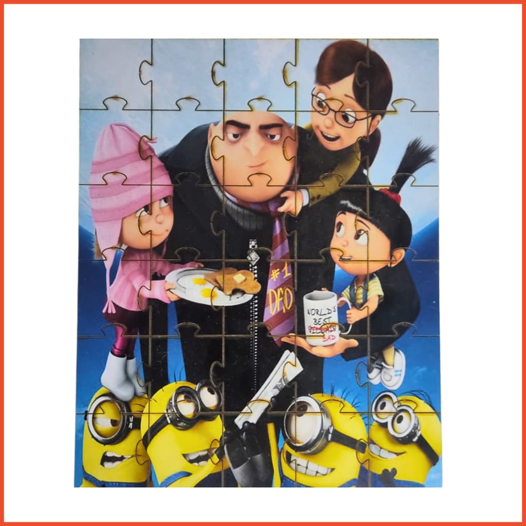 Quebra Cabeça Minions Meu Malvado Favorito Interativo e Compacto