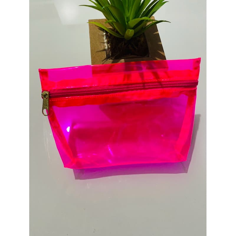 30 unidade de Necessaire cristal Neon 15x9x4CM cores maravilhosas e vibrantes /kit/festa