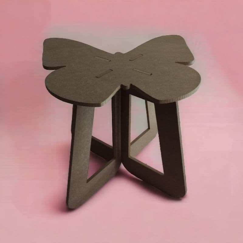 banquinho de encaixe madeira mdf