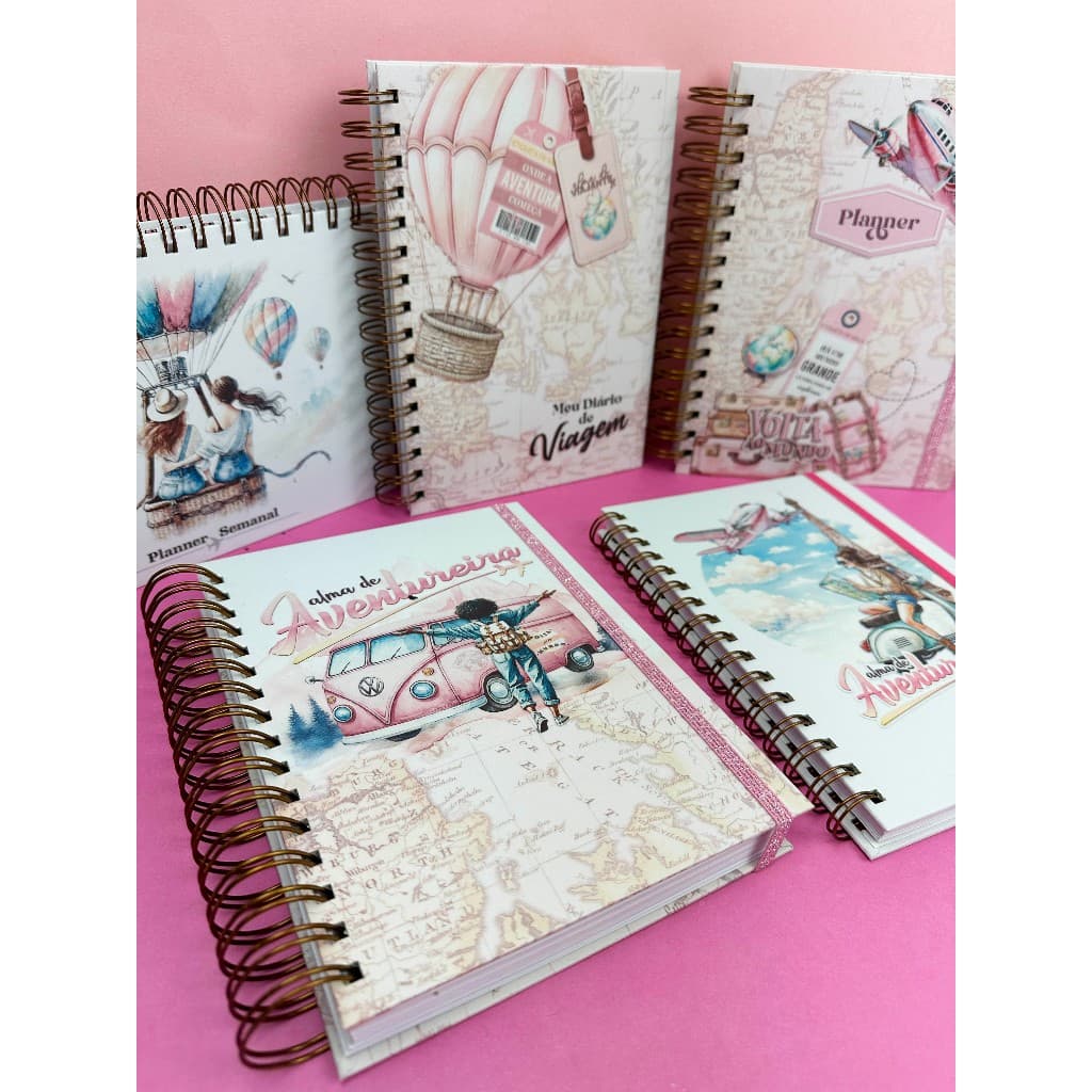 Planner Minha Viagem /Travel Organizada Personalizado - PRODUTO PRÉ-ENCOMENDA
