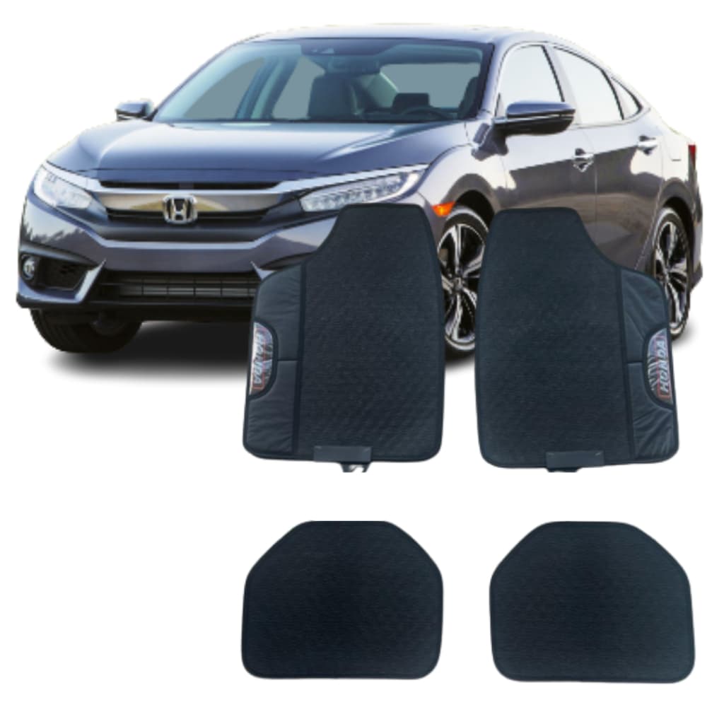 Jogo de Tapete 4 pcs de Borracha Honda Personalizado