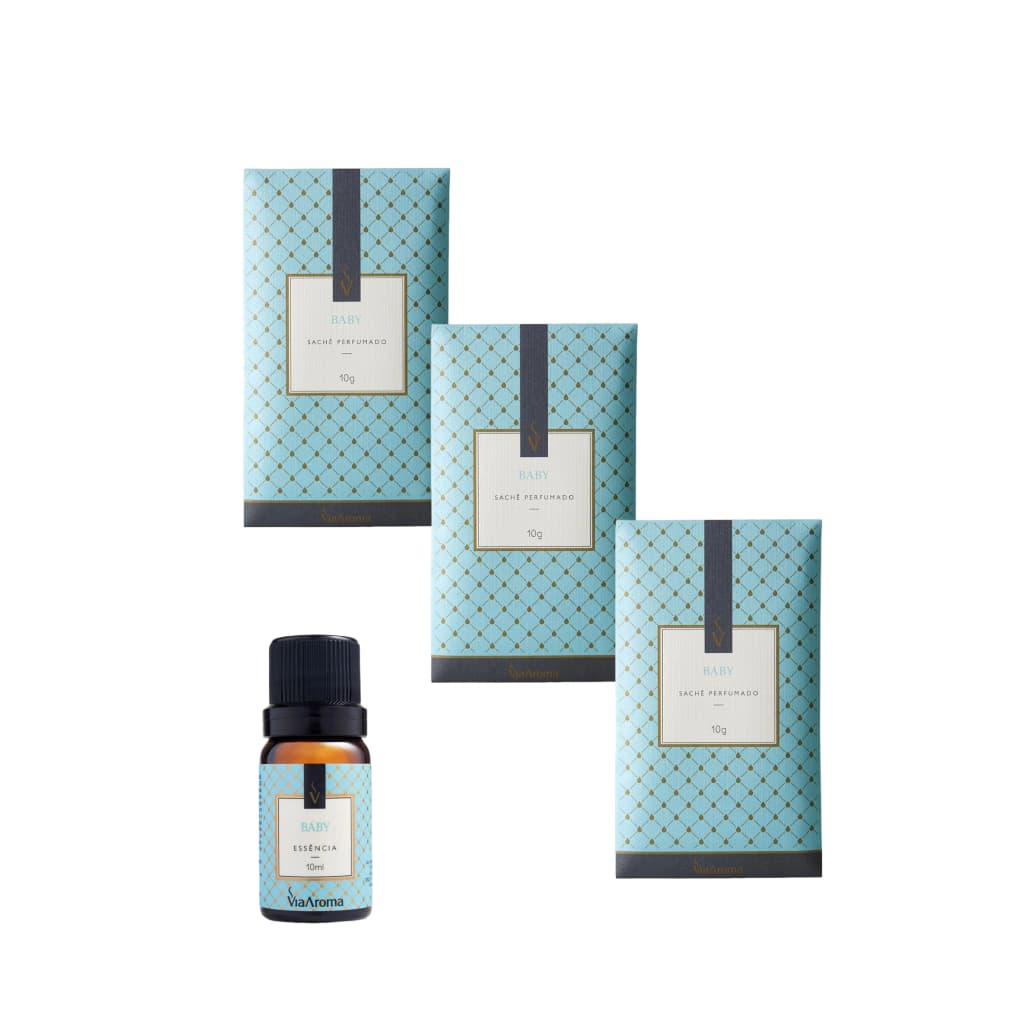 SACHE AROMATICO BABY 10g  + ESSENCIA BABY 10ML