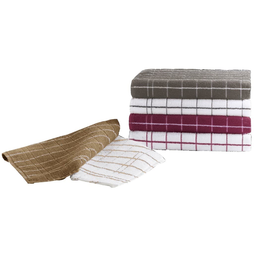 Kit 12 Pano De Prato Atoalhado Premium Chef Teka Algodão