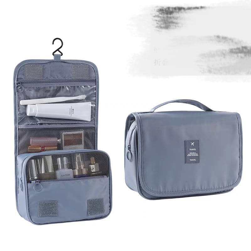 Portatil Necessaire Organizadora de Mala Higiene Pessoal Viagem Divisórias Com Cabide