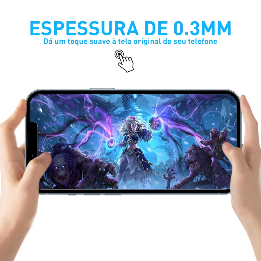 Para iPhone 15 15Pro 15PLUS 15Promax 14 14PRO 14Promax Protetor de Filme de Vidro 3D Durável