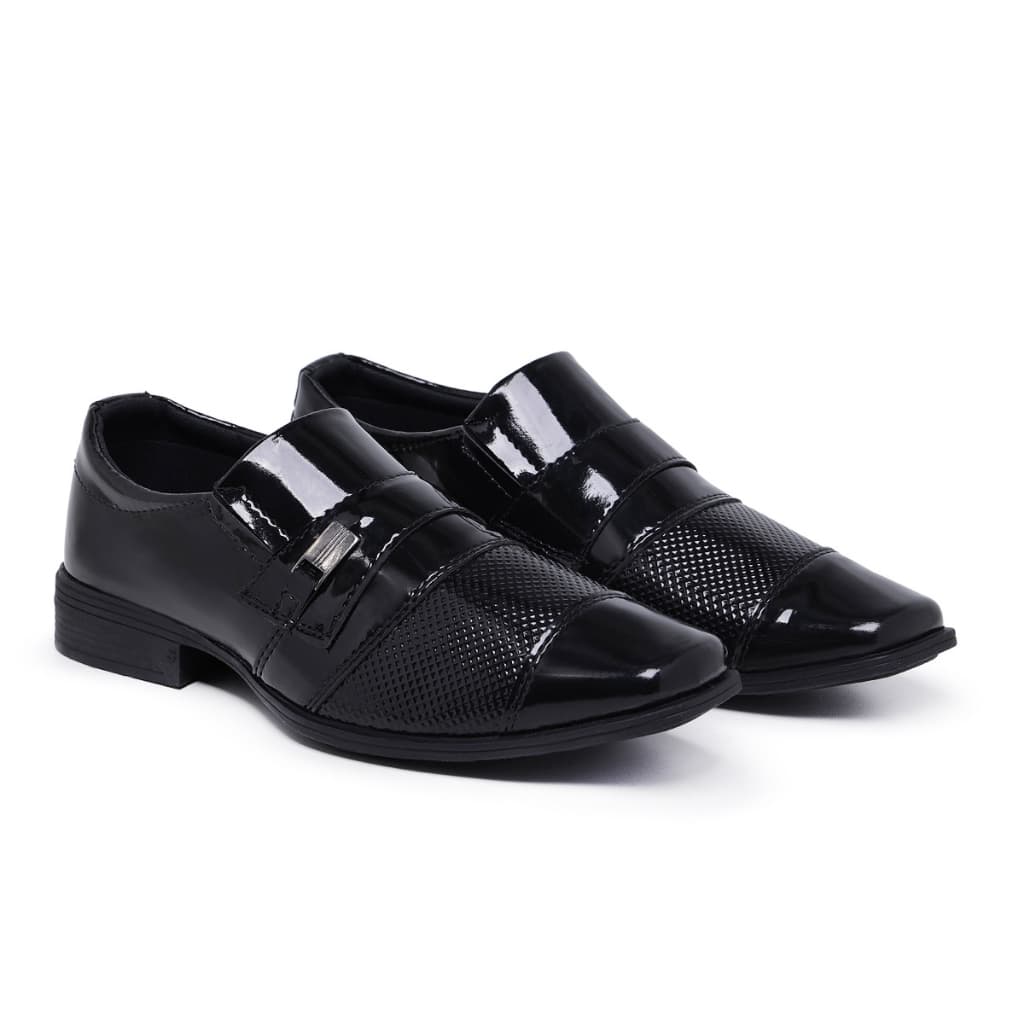 Sapato Social Masculino Oxford Adulto Preto Marrom Verniz Casamento Igreja Trabalho Schiareli Calce Fácil