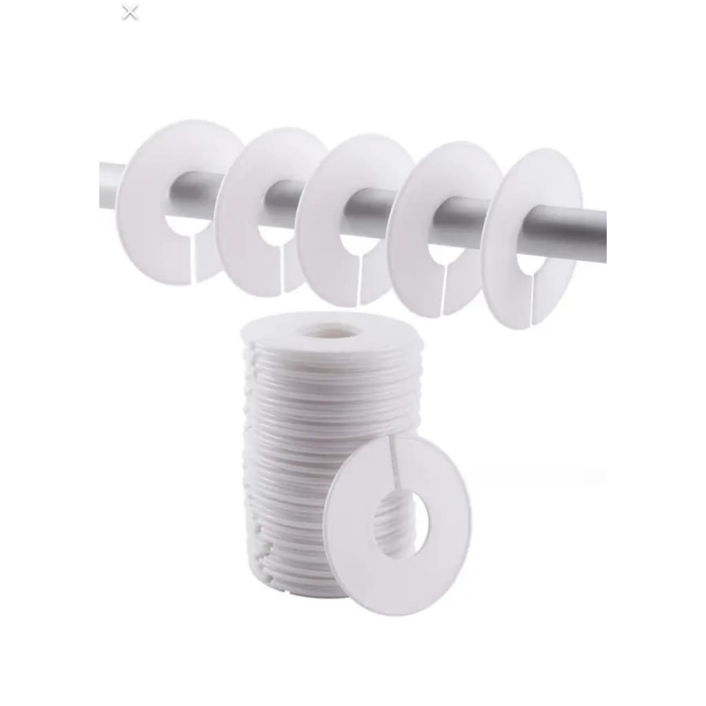 DIVISOR DE ARARAS CABIDES 20 UNIDADES LISO BRANCO