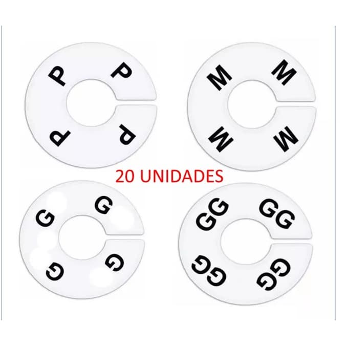 SEPARADOR DE ARARA  COM 20 UNIDADES