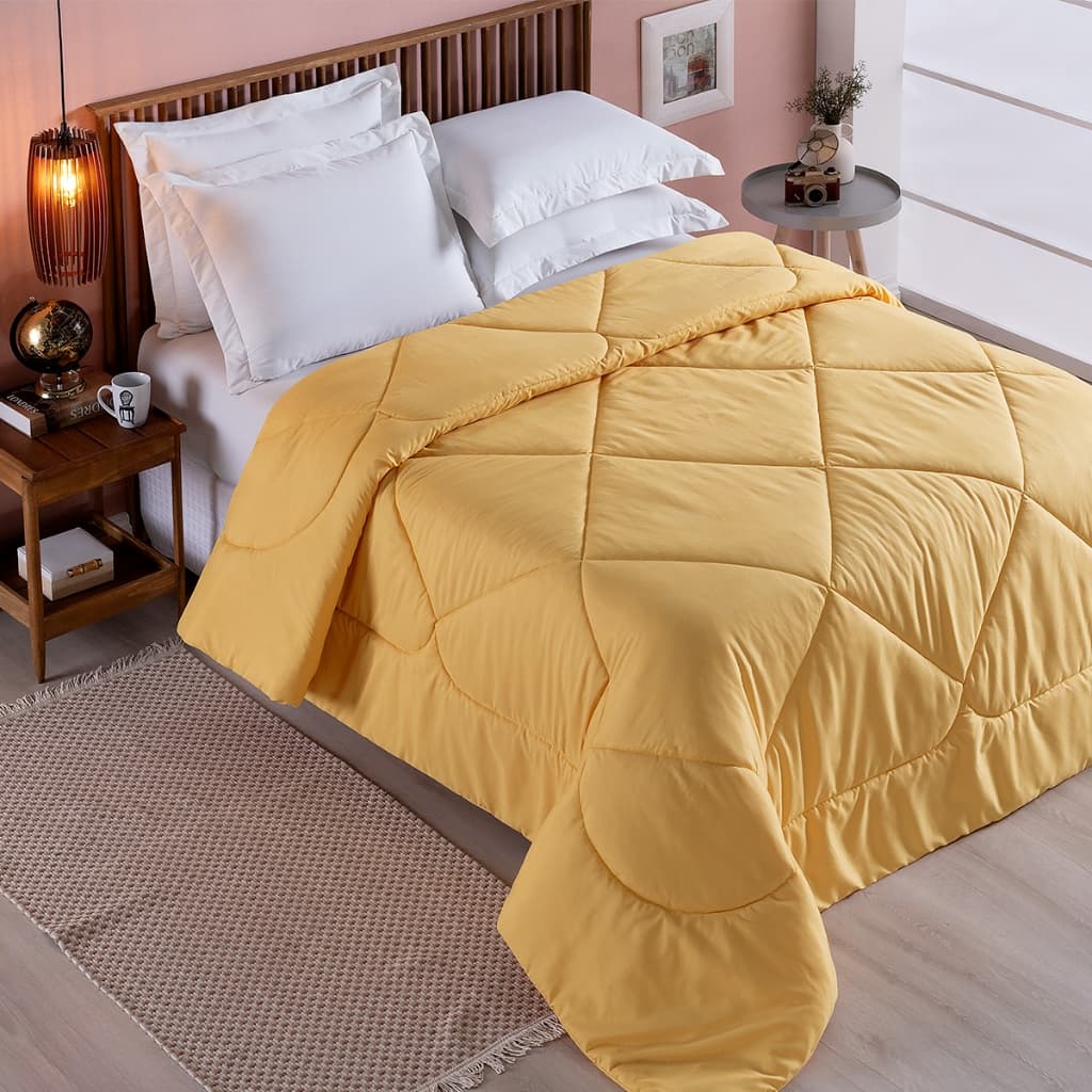 Cobertor Edredom 1 Peça Cama Casal Queen Percal 200 Fios Coleção Unique