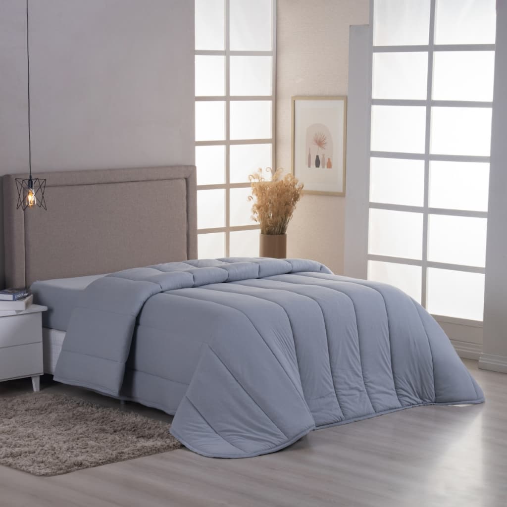 Edredom Cama Casal King Malha 100% Algodão c/ Viés Promoção