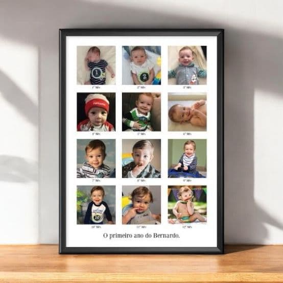 Quadro Decorativo Recepção de Aniversario Infantil com foto