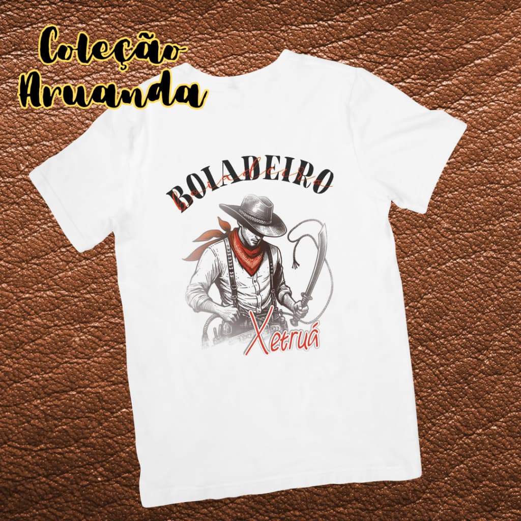 Camiseta Umbanda/Candomblé - Boiadeiro - 100% Poliester