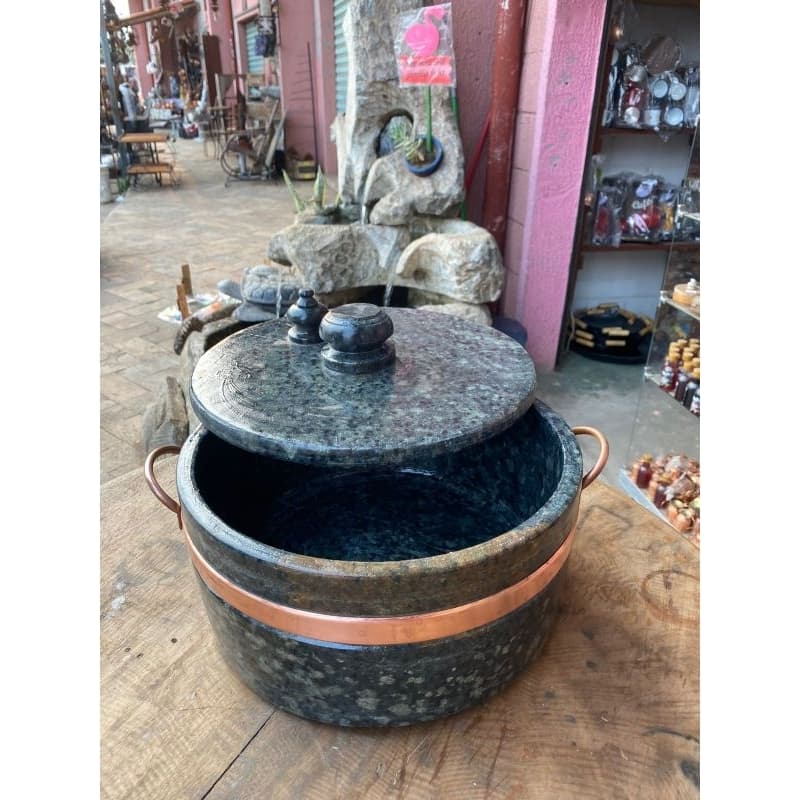 Panela de Pressão de Pedra Sabão 4L