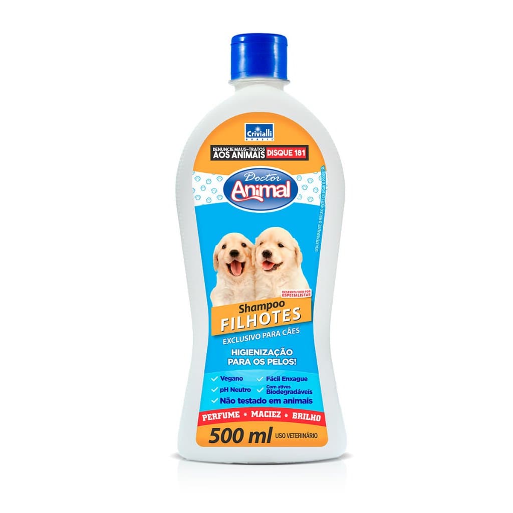 Shampoo para Cães Doctor Animal Filhotes 500mL