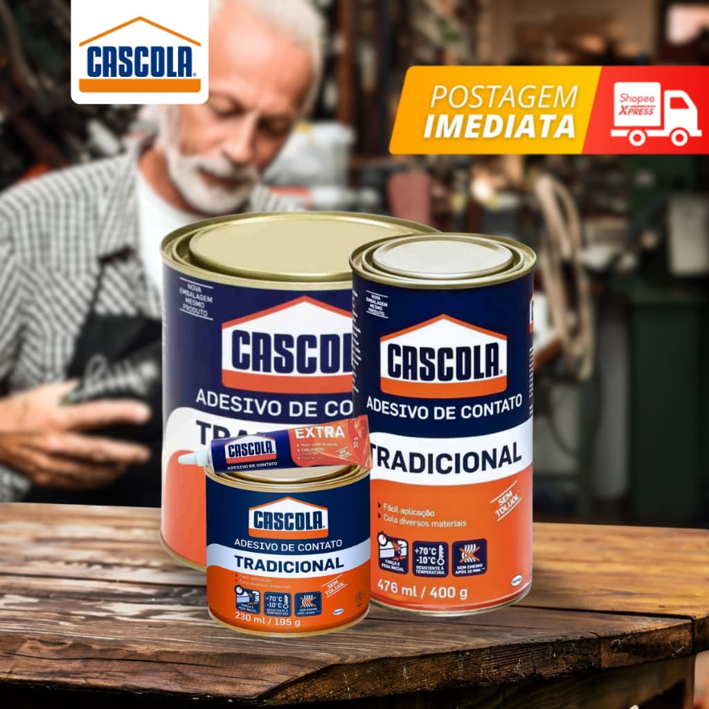 Cola Contato Sapateiro Artesanato Cascola