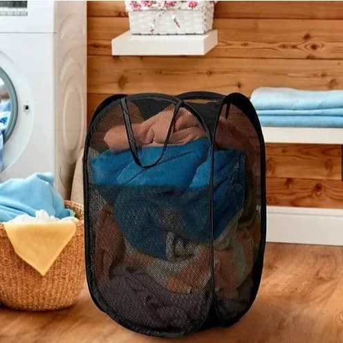Cesto de Roupa Suja Dobrável Cesto Organizador Cesto Multiuso