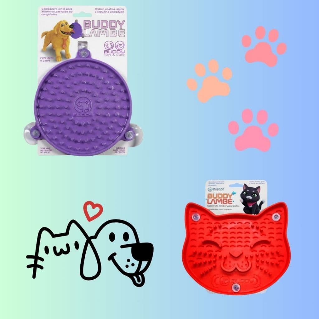 Comedouro Lento Para Cães E Gatos - Buddy Toys
