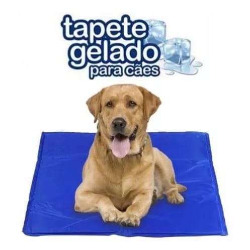 Tapete Refrescante Pet Cachorro Cães Gatos. Gelado refrescante com gel