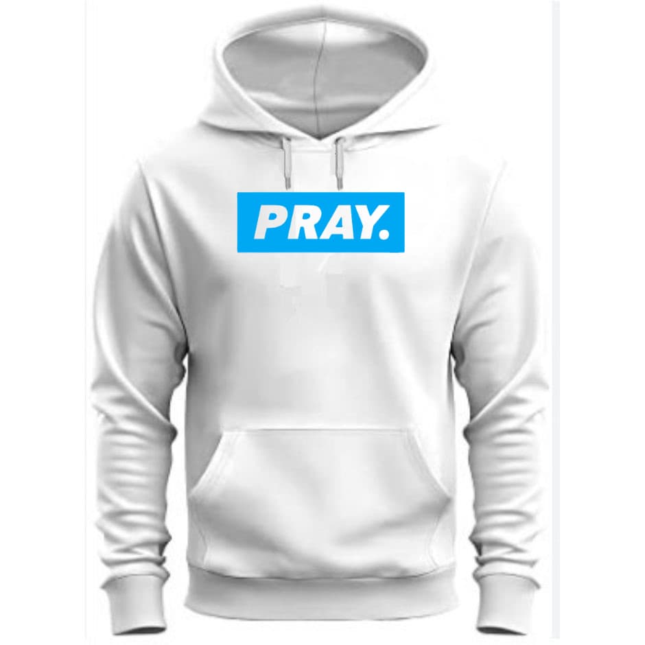 Moletom Blusa Canguru com Capuz Pray Masculino Femino Unissex