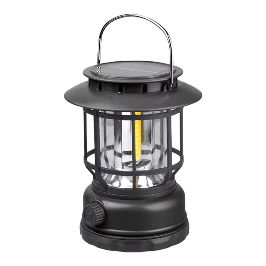 Lampião lanterna LED solar acampamento pesca recarregável L22 RF