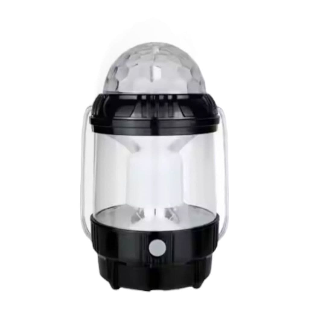Lampião lanterna LED globo giratório acampamento pesca recarregável 978 RF