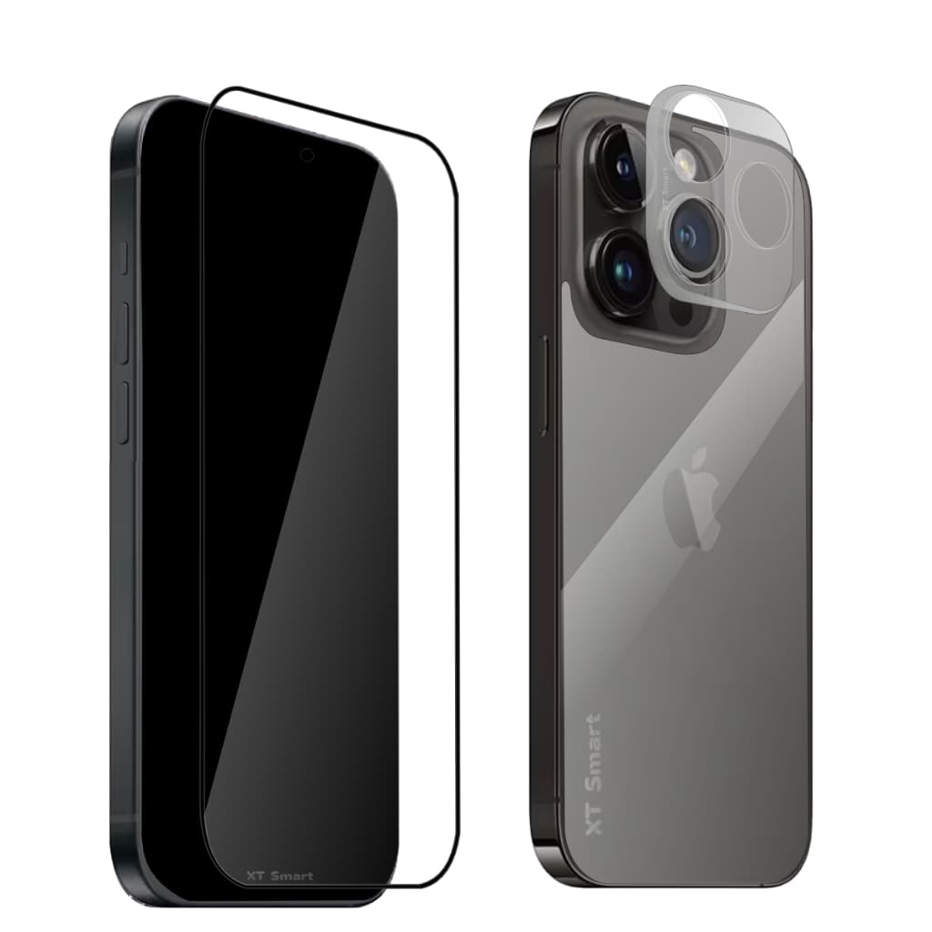 Película 3D vidro Para IPhone 14 Pro | Película Traseira 9D | Película da Câmera 3D