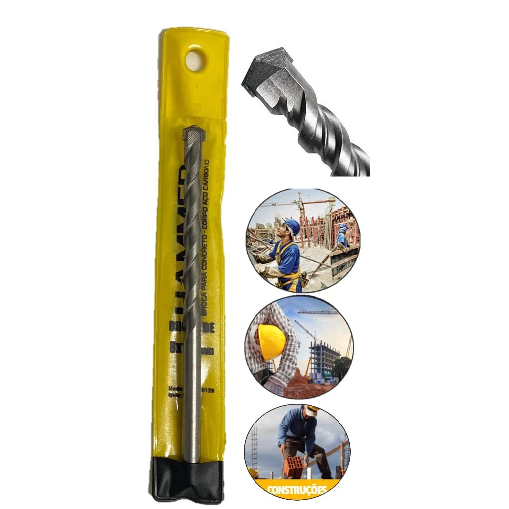 Broca Vídea Para Concreto 8x120mm Bc8120 Hammer