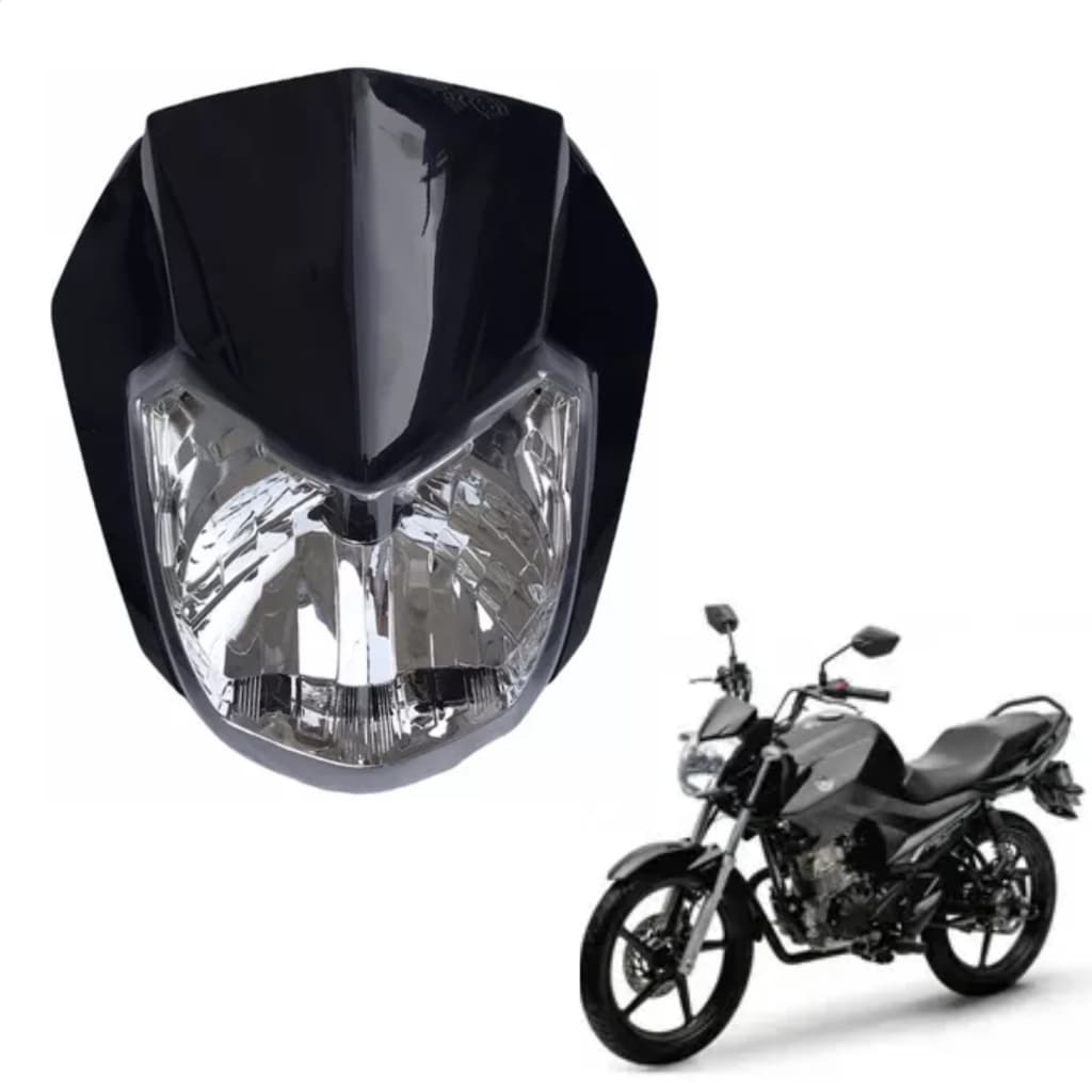 Farol Bloco Carenagem Lateral E Superior Para Factor 125 150 2016 A 2024