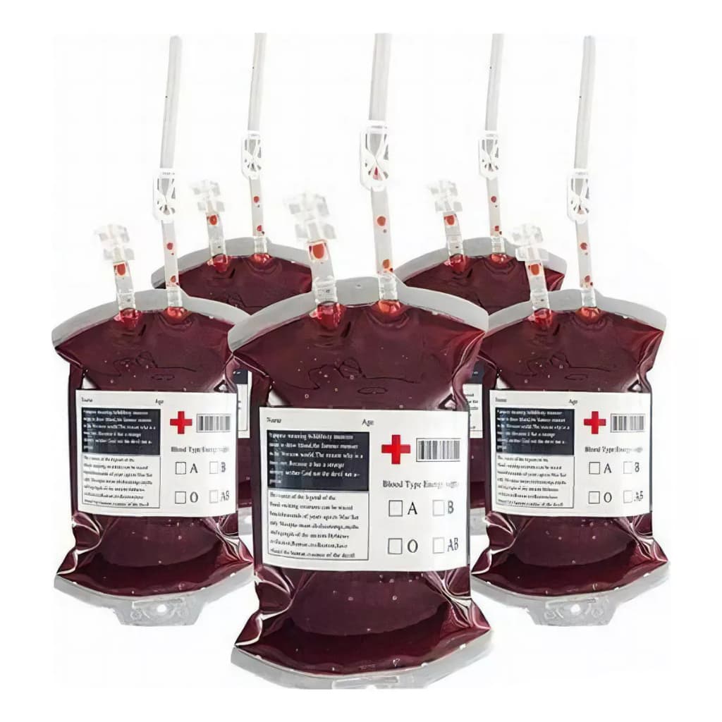 Bolsa De Sangue Falso Soro Para Bebidas Festa Halloween Decoração Fantasia