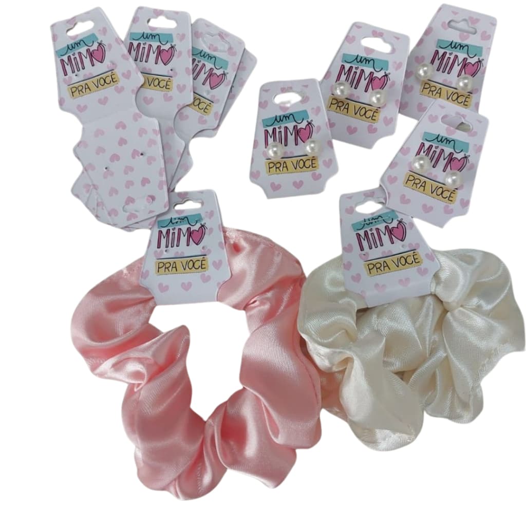 100 tag para xuxinha brinco rabico de cabelo Mimo para cliente Cliente