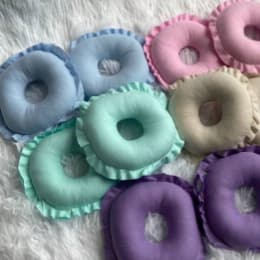 Kit 4 rosquinhas amamentação algodão proteção de seios