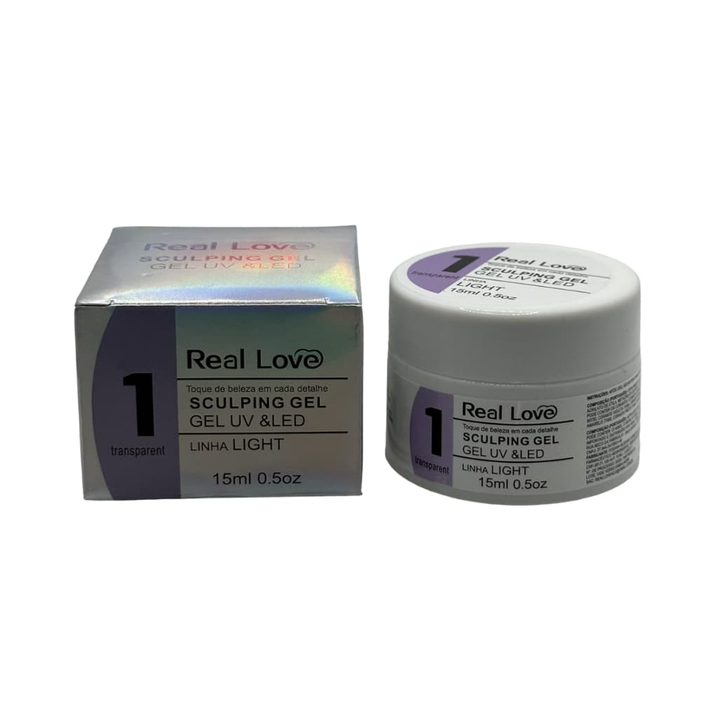 Gel para Modelagem Real Love Sculping Gel UV & LED - Linha Light