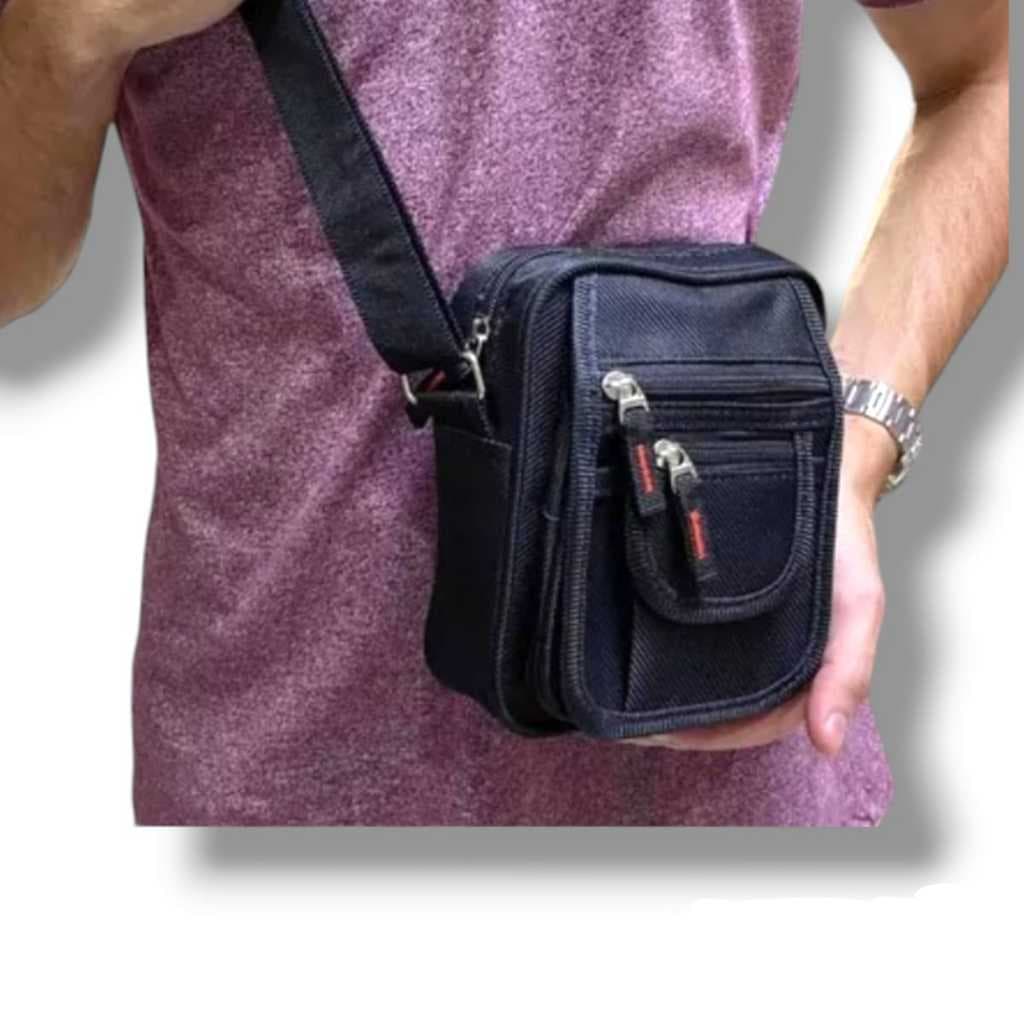 Bolsa Masculina Pochete Transversal Tira Colo Shoulder Bag