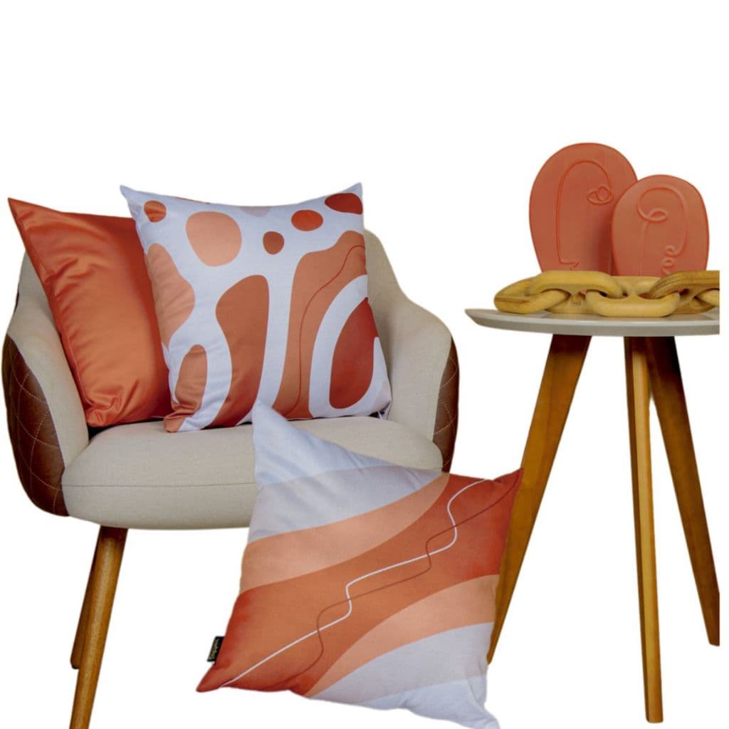 Kit 3 Capas De Almofadas Atual Moderna Luxo Minimalista