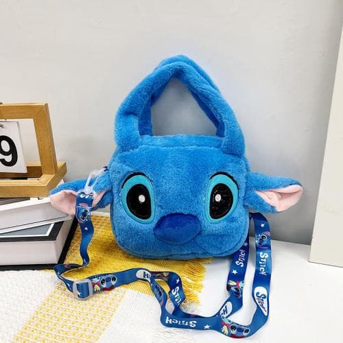 Bolsa Pelúcia Stitch Acessório Meninas