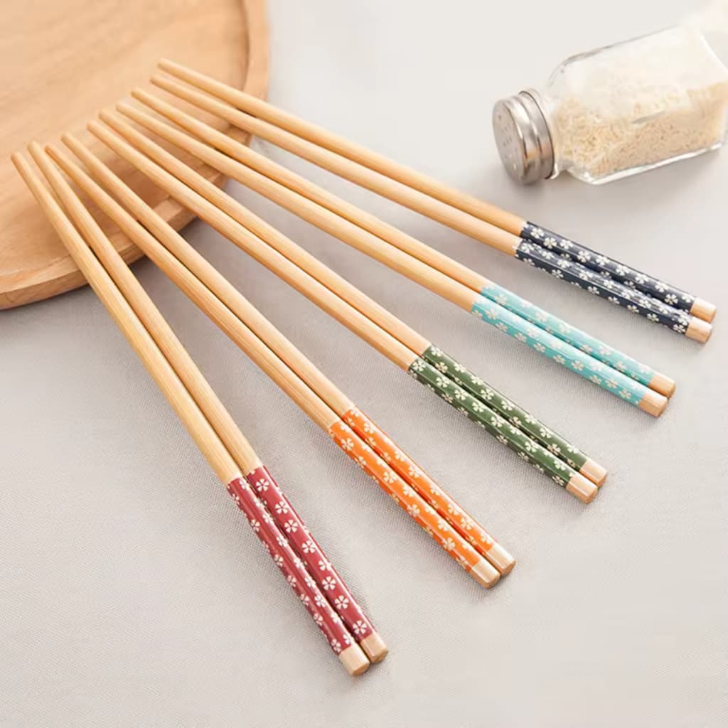 Hashi Kit Hashi Japonês Hashi para Alimentos Kit 5 Unidades