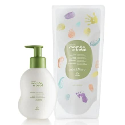 Mamãe e Bebê: Hidratante 200ml ou Refil 200ml ou Kit